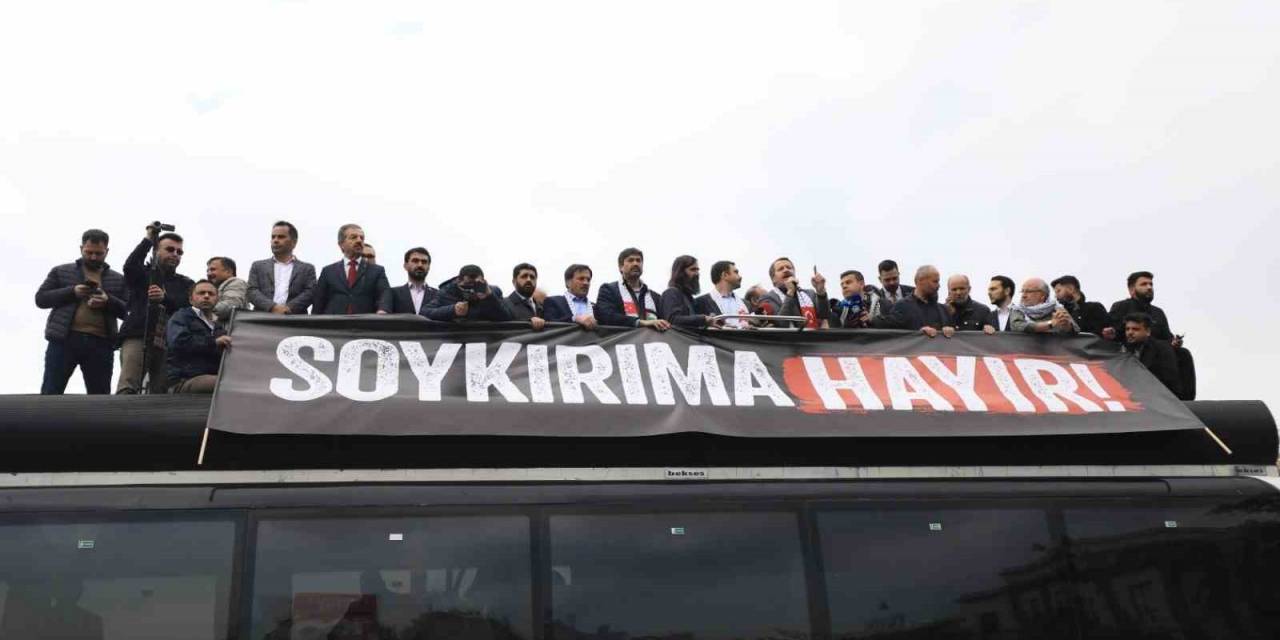 Başkent’te Yüzlerce Kişi Filistin İçin Yürüdü