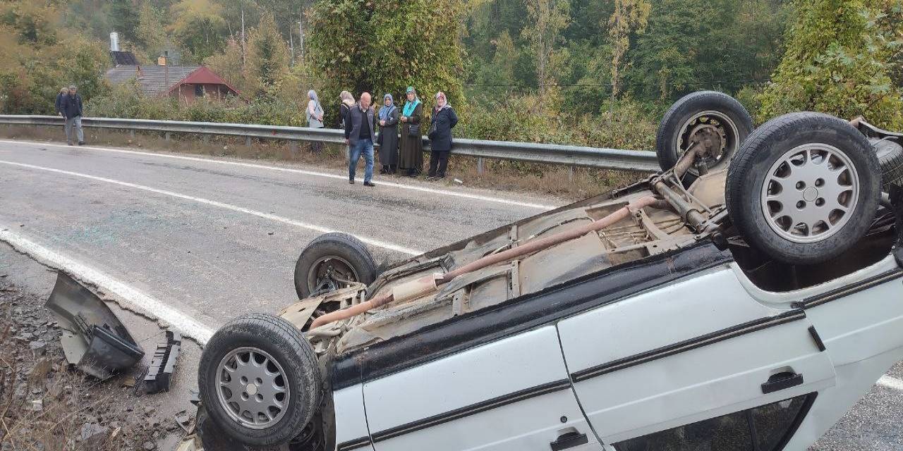 Takla Atan Araçtan Sağ Çıktılar