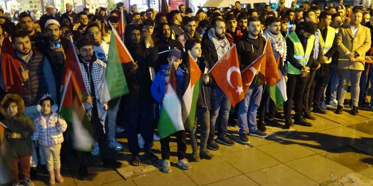 Karabük’te İsrail’in Katliamlarına Tepki