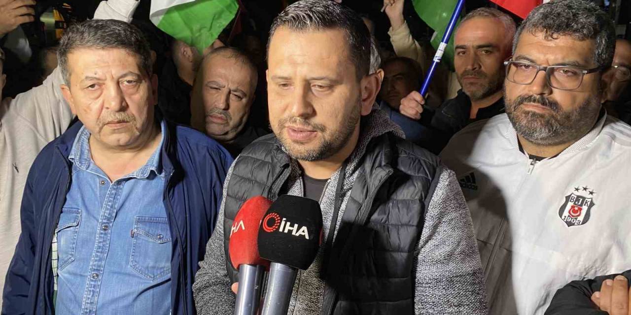 Taksicilerden Filistin’e Destek Konvoyu