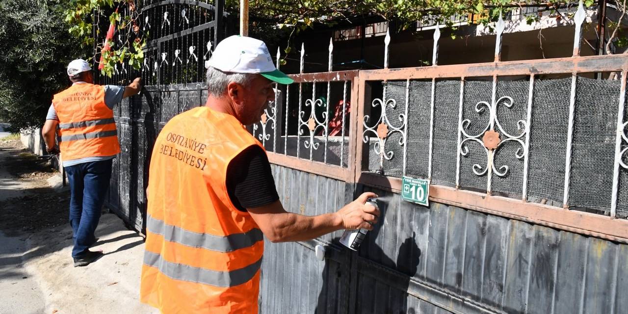 Osmaniye’de 19 Mahallede Numaralandırma Çalışması Tamamlandı