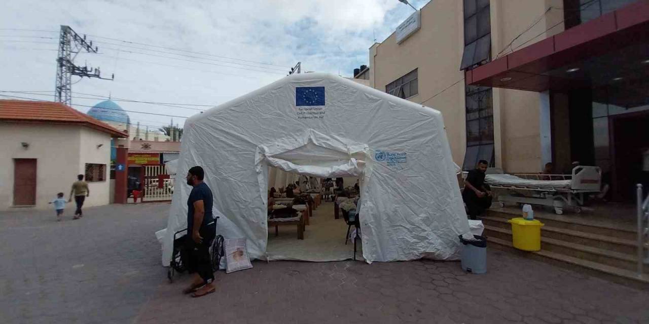 El Aksa Şehitler Hastanesi Doldu, Yaralılar Çadırda Tedavi Ediliyor