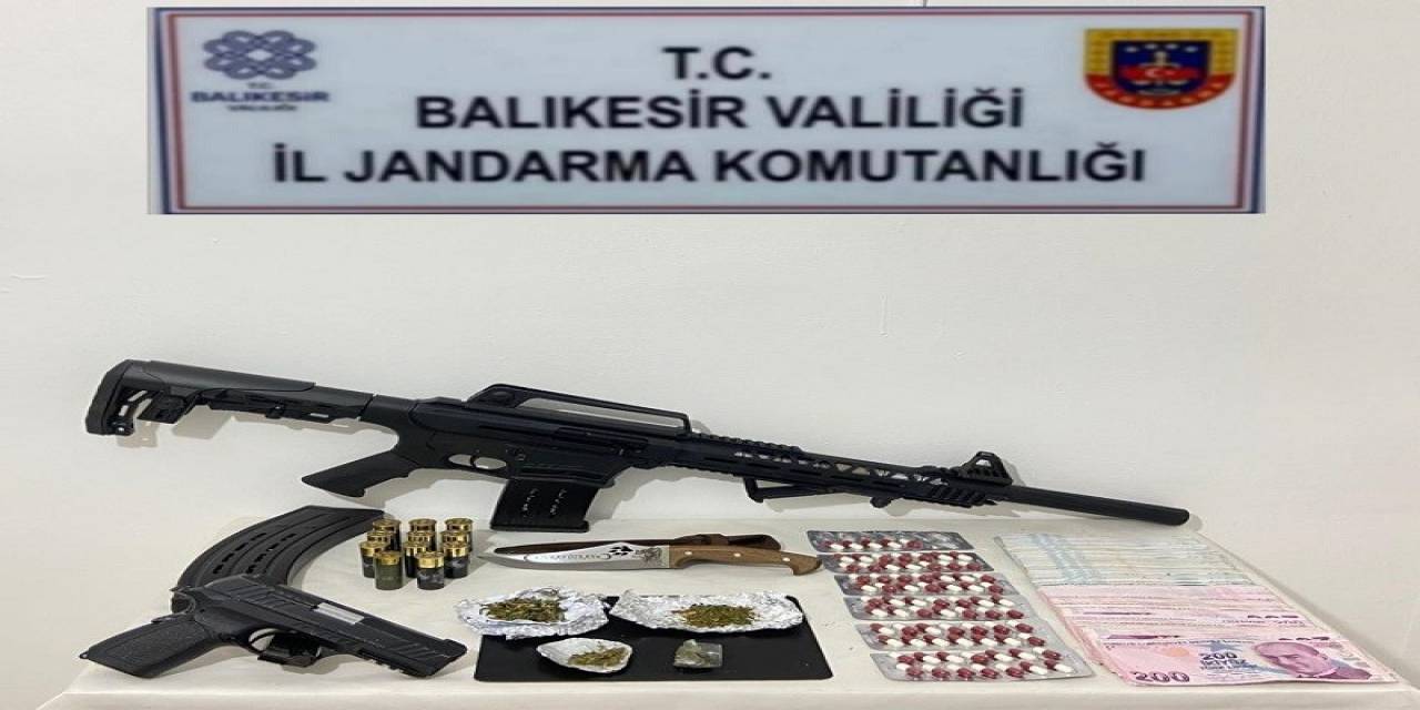 Jandarmadan Balıkesir’de Uyuşturucu Operasyonu