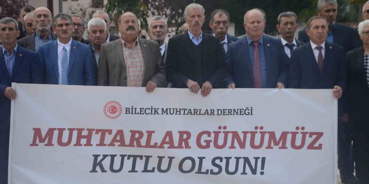 Bilecik’te 19 Ekim Muhtarlar Günü Dolayısıyla Tören Düzenlendi