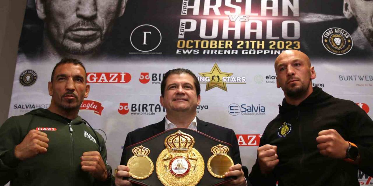 Türk Boksör Fırat Arslan, Rakibiyle İlk Kez Göz Göze Geldi