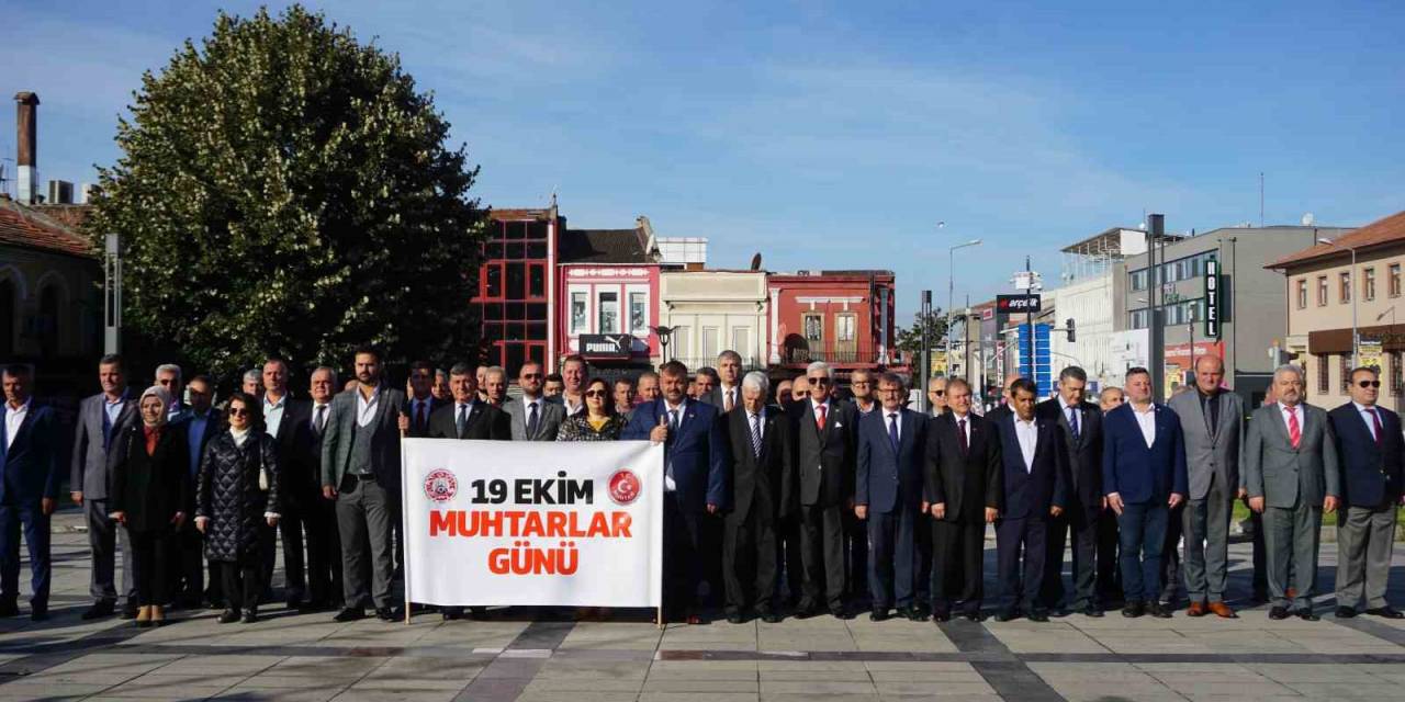 Edirneli Muhtarlardan Buruk Kutlama