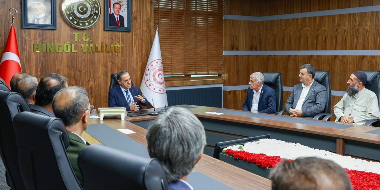 Bingöl Valisi Usta: ’’muhtarlarımıza Kapımız 24 Saat Açık Olacaktır’’