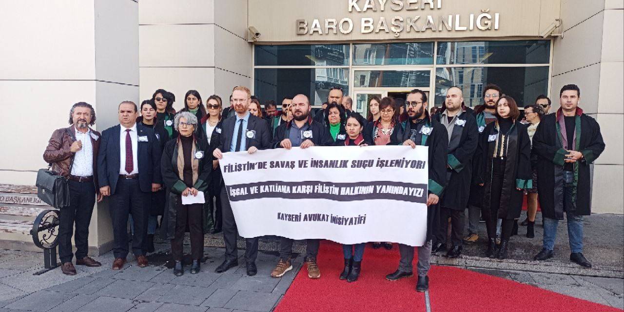 Kayserili Avukatlardan İsrail’e Tepki