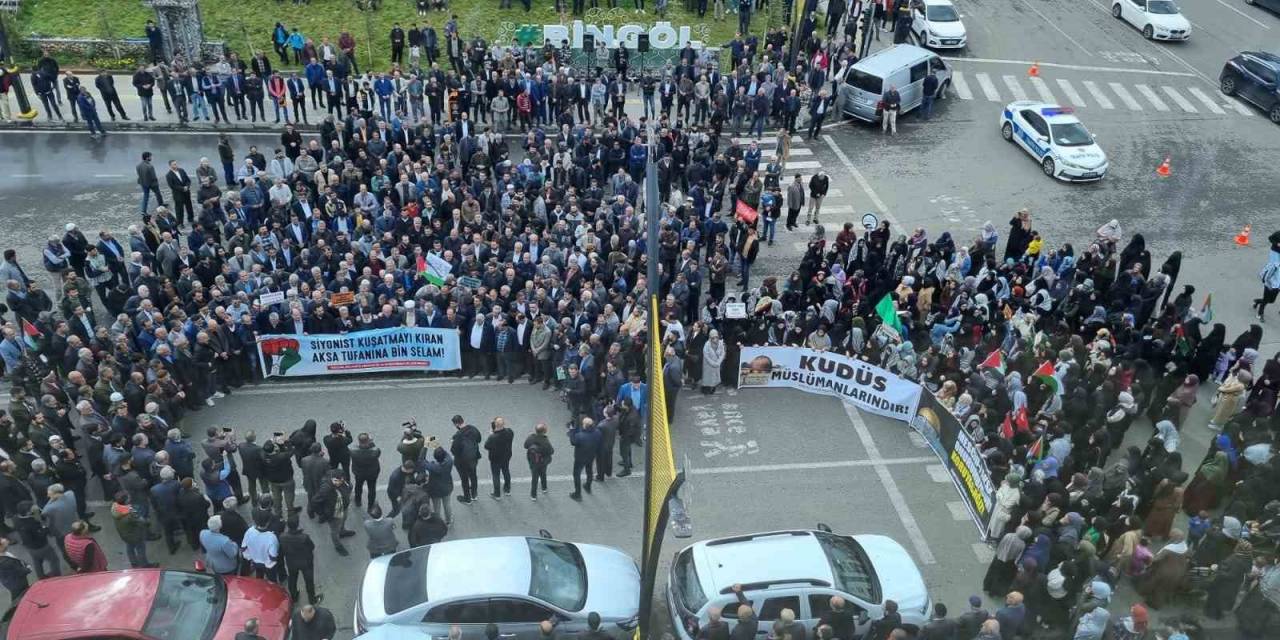 Bingöl’den Filistin’e Destek Yürüyüşü