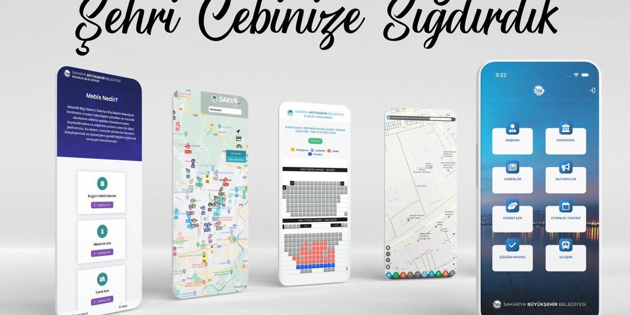 Sakarya Büyükşehir Belediyesi Kendi Bünyesinde Yazılımlar Geliştirerek Teknolojik Bağımsızlığı Destekliyor