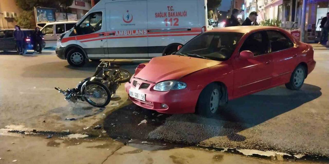Uşak’ta Otomobil İle Motosiklet Çarpıştı: 1 Yaralı