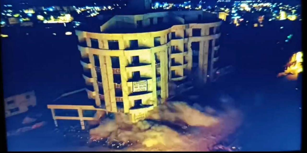 Yüzlerce Kilo Patlayıcı 6 Katlı Binayı Yıkamadı