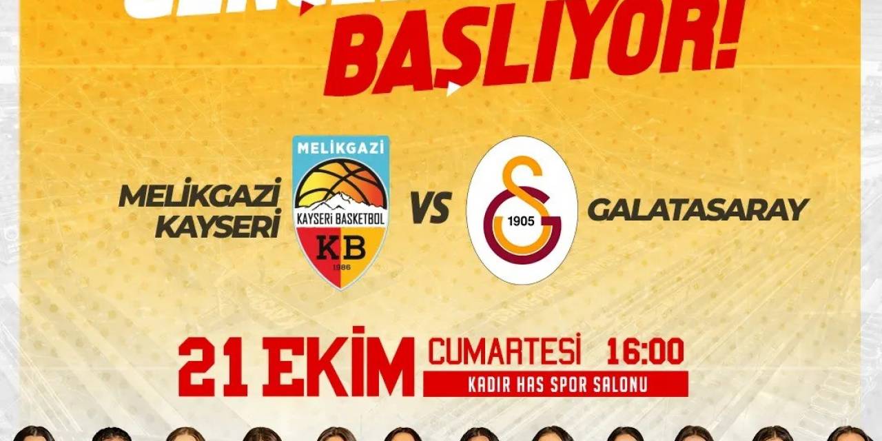 Melikgazi Basketbol’a Gençler Ligi’nde İlk Rakip Galatasaray