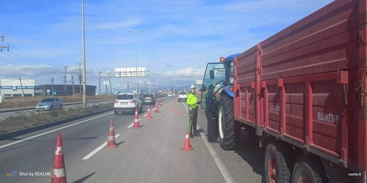 Balıkesir’de Kural Tanımaz Sürücülere Ceza Yağdı