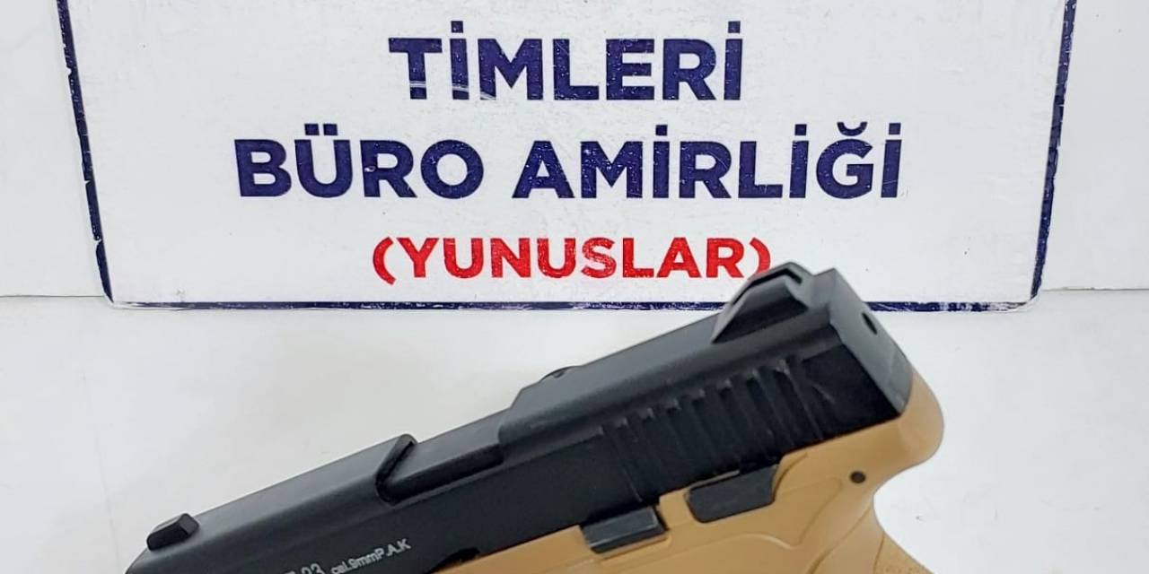 Kütahya’da Yunus Timleri Ruhsatsız Tabanca Ele Geçirdi