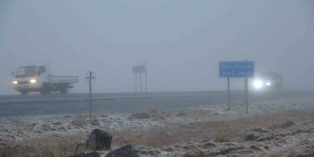 Ardahan’ın Yüksek Kesimlerinde Kar Yağış, Tipi Ve Sis Etkili Oldu