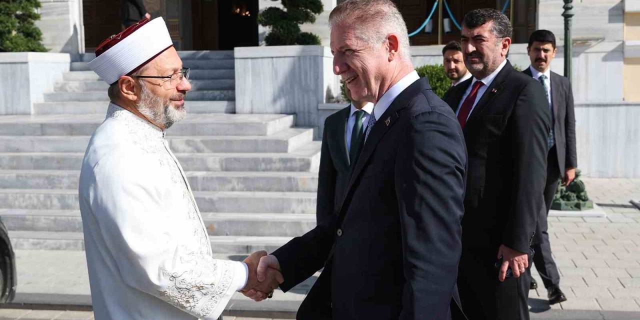 Diyanet İşleri Başkanı Erbaş, İstanbul Valisi Gül’ü Ziyaret Etti