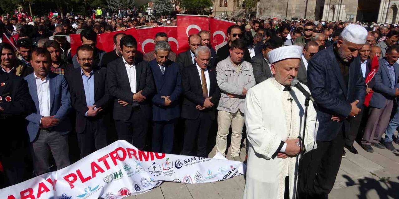 Karaman Ve Aksaray’da Filistin’de Hayatını Kaybedenler İçin Gıyabi Cenaze Namazı Kılındı