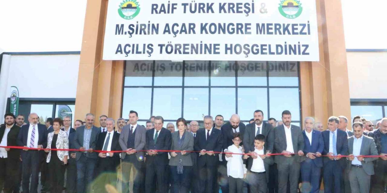 Diyarbakır Osb’de Raif Türk Adına Kreş Ve Şirin Açar Adına Kongre Merkezi Açıldı