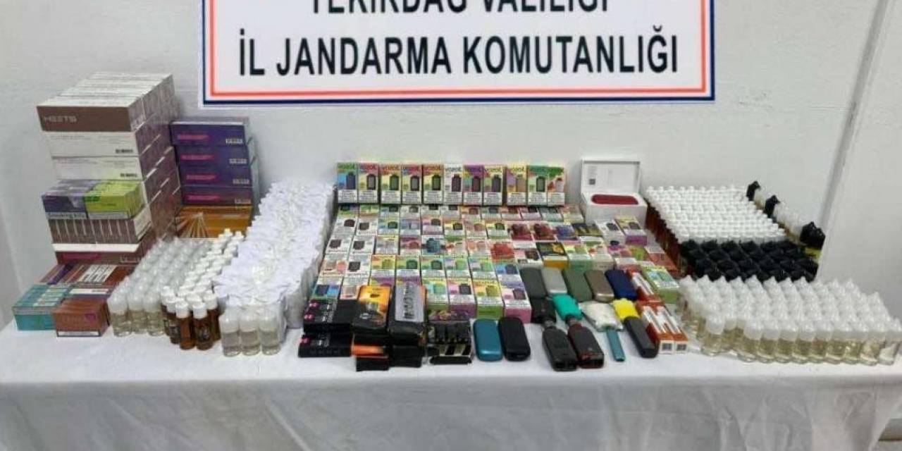 Malkara’da 120 Bin Lira Değerinde Elektronik Sigaralar Ele Geçirildi