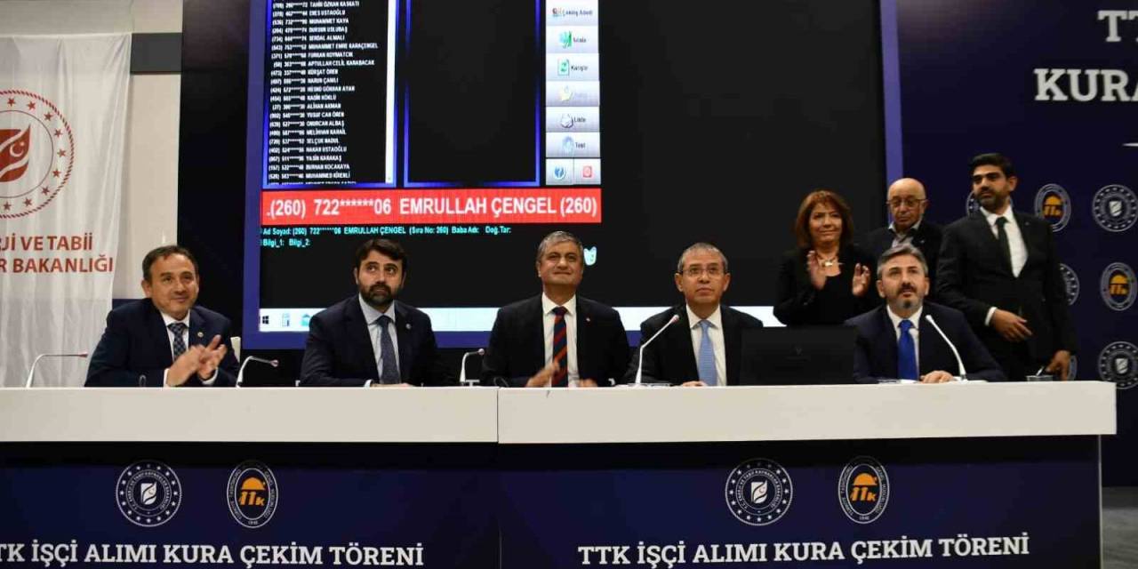 Ttk’da İşe Başlayacak 100 Kişi Kura İle Belirlendi