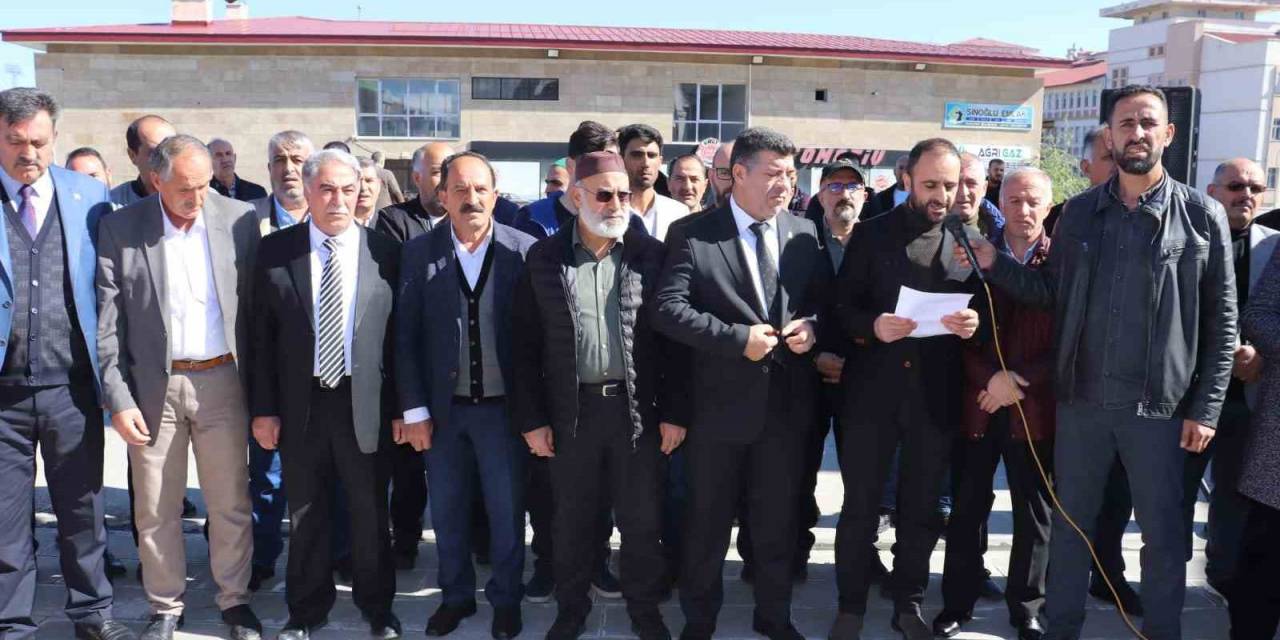 Ağrı’dan İsrail Saldırılarına Kınama