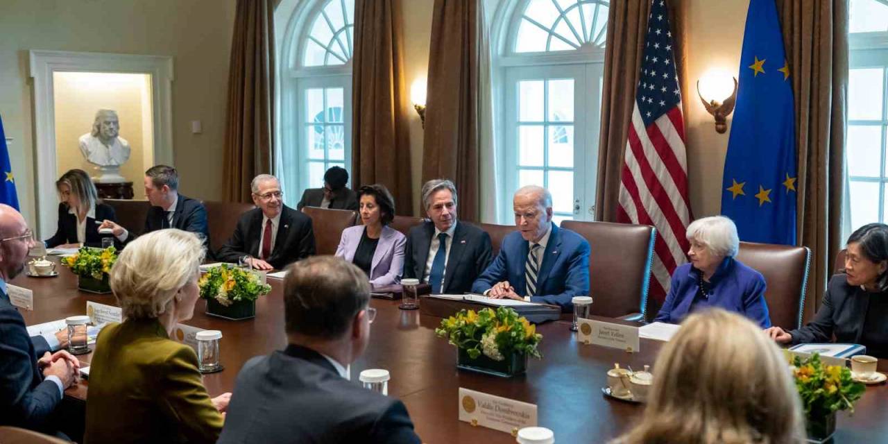 Ab Konseyi Başkanı Michel Ve Avrupa Komisyonu Başkanı Leyen’den Abd Ziyareti