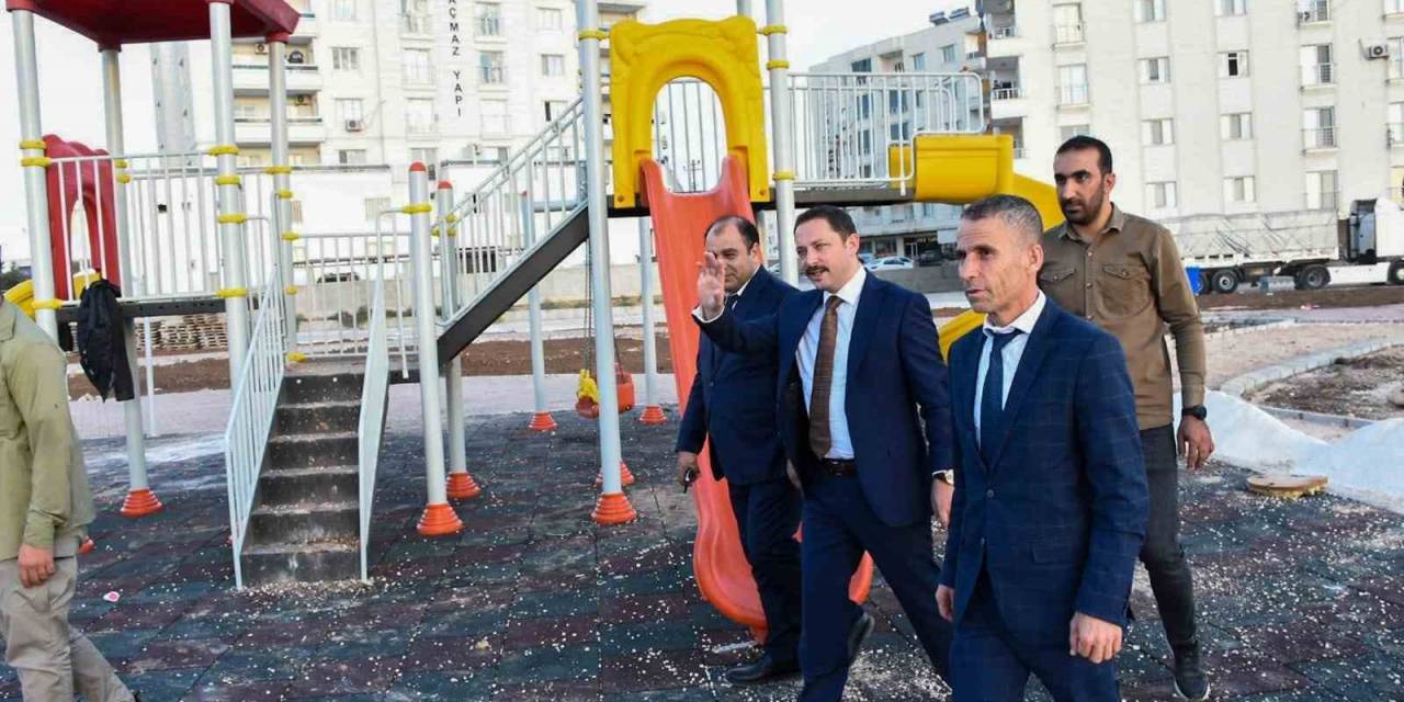 Nusaybin’de 5 Bin Metrekarelik Alanda Park Çalışması Başlatıldı