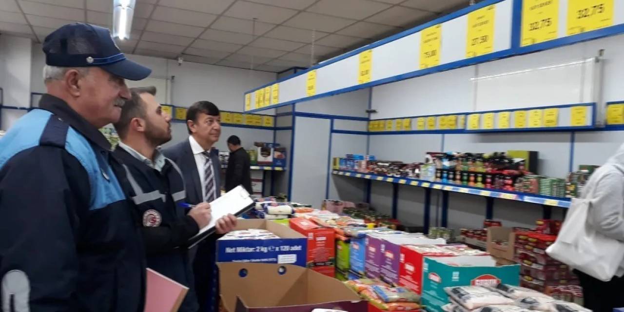 Kars’ta Zincir Marketlerde Fiyat Denetimi