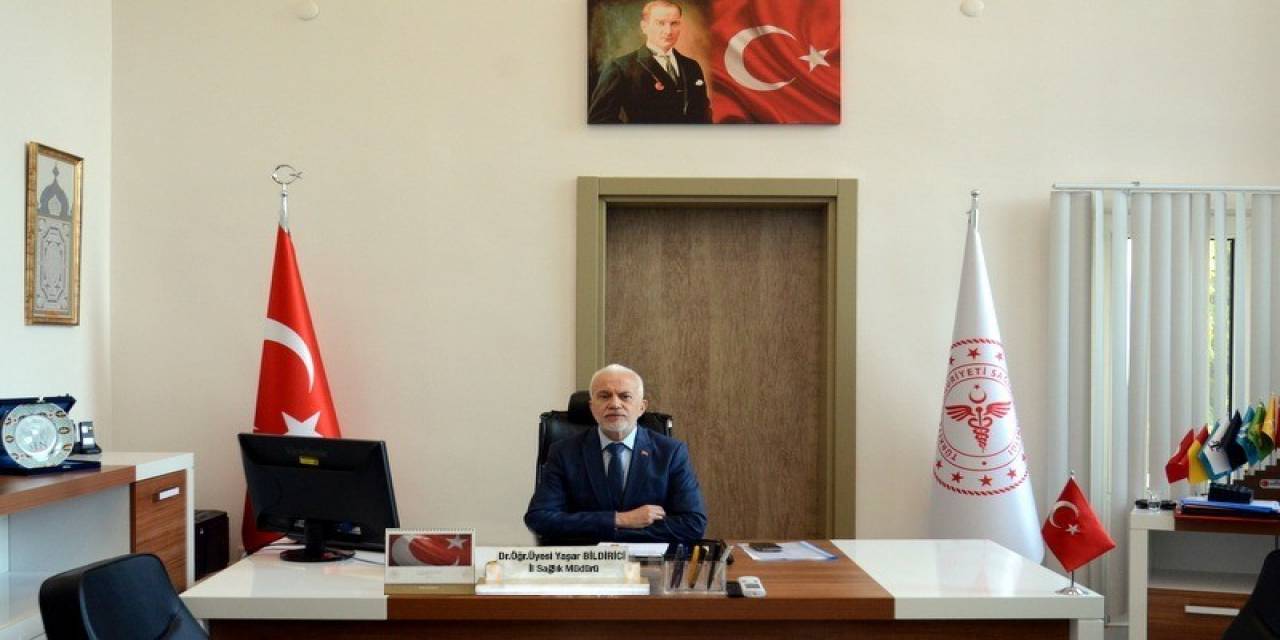 Sağlık Müdürü Bildirici’den 21 Ekim Dünya Gazeteciler Günü Kutlaması
