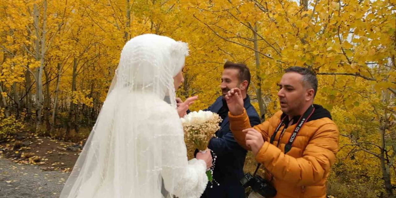 Nemrut’ta Çekim Yapan Gelin Ve Damadın Korku Dolu Anları