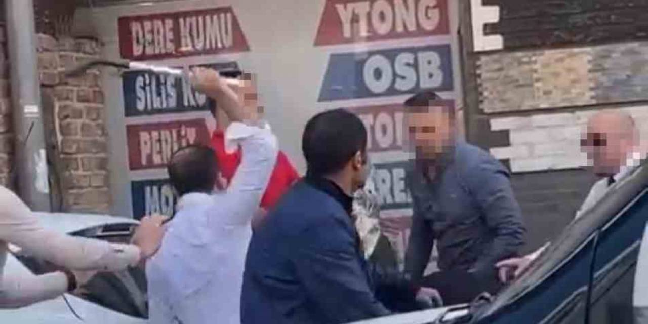 Tartıştığı Sürücünün Kafasında Sopa Kırdı