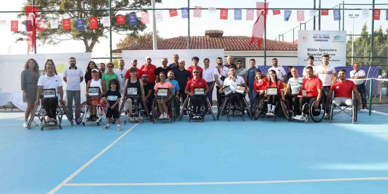 Bodrum’da Tekerlekli Sandalye 100. Yıl Tenis Turnuvası Ödül Töreni İle Son Buldu
