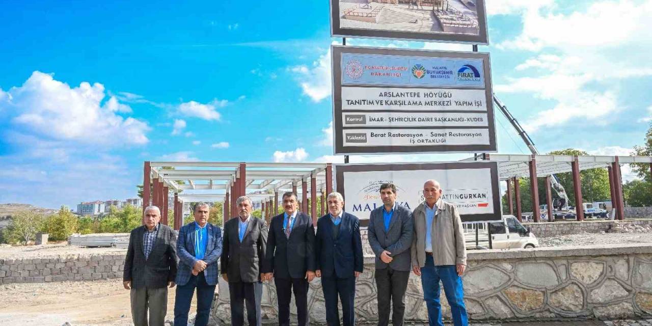 Arslantepe Höyüğü Tanıtım Ve Karşılama Merkezi’nde Çalışmalar Sürüyor