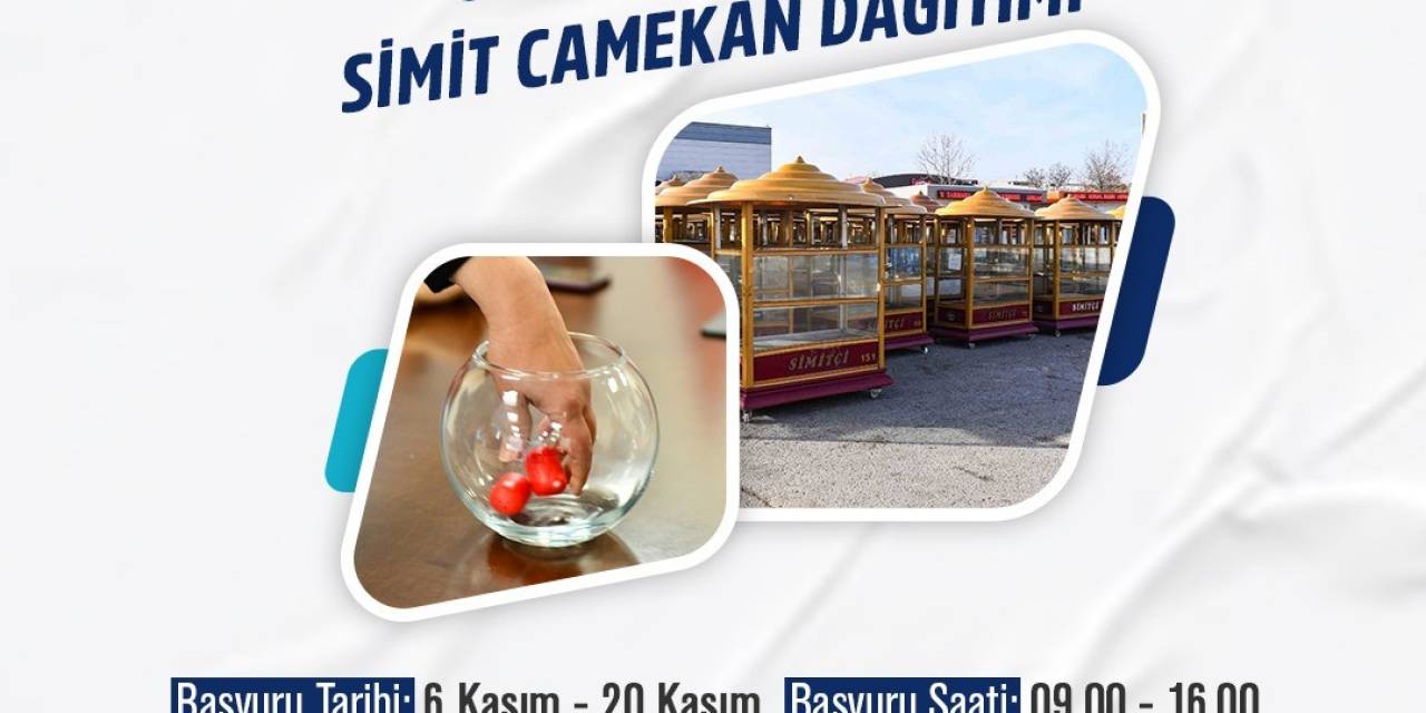 Ankara Büyükşehir Belediyesi Engelli Vatandaşlar İçin 100 Simit Camekanı Dağıtacak