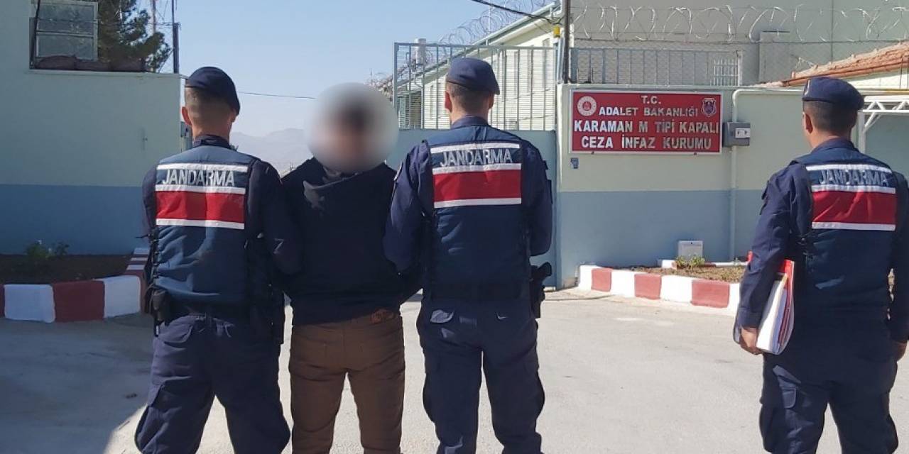 Karaman’da 24,5 Yıl Kesinleşmiş Hapis Cezası Bulunan Şahıs Yakalandı