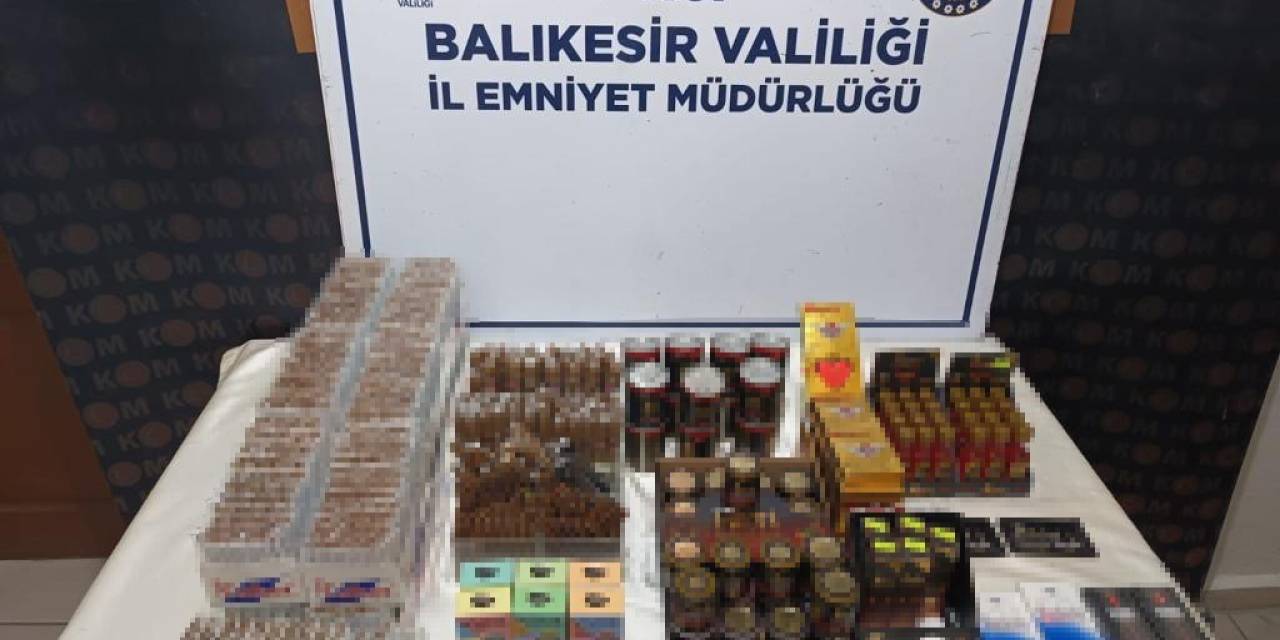 Balıkesir’de Polisten Narkotik Ve Kaçakçılık Operasyonu