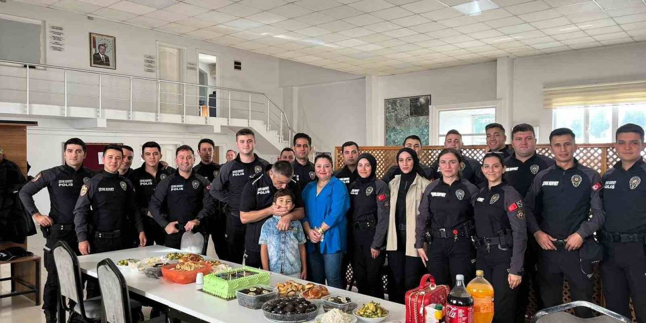 Şehit Polisin Oğluna Sürpriz Doğum Günü