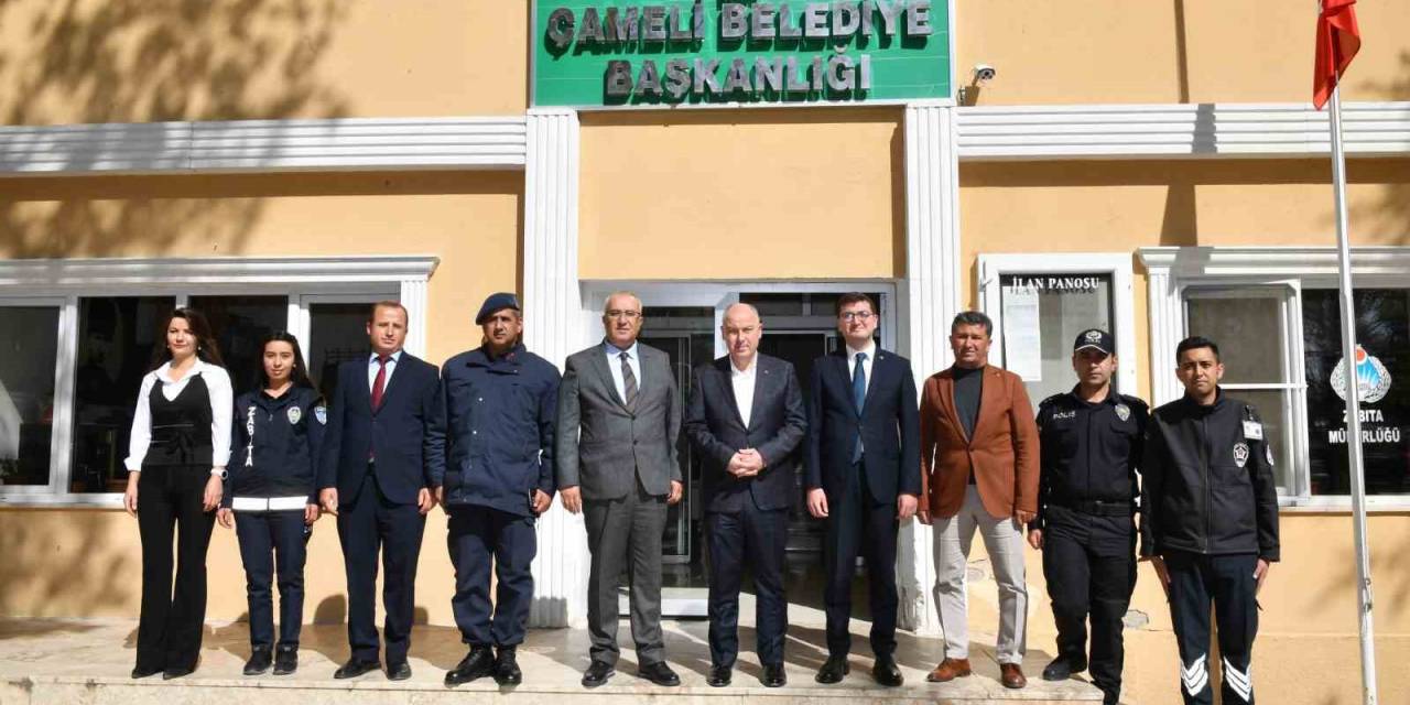 Vali Coşkun, Çameli’nde Temaslarda Bulundu