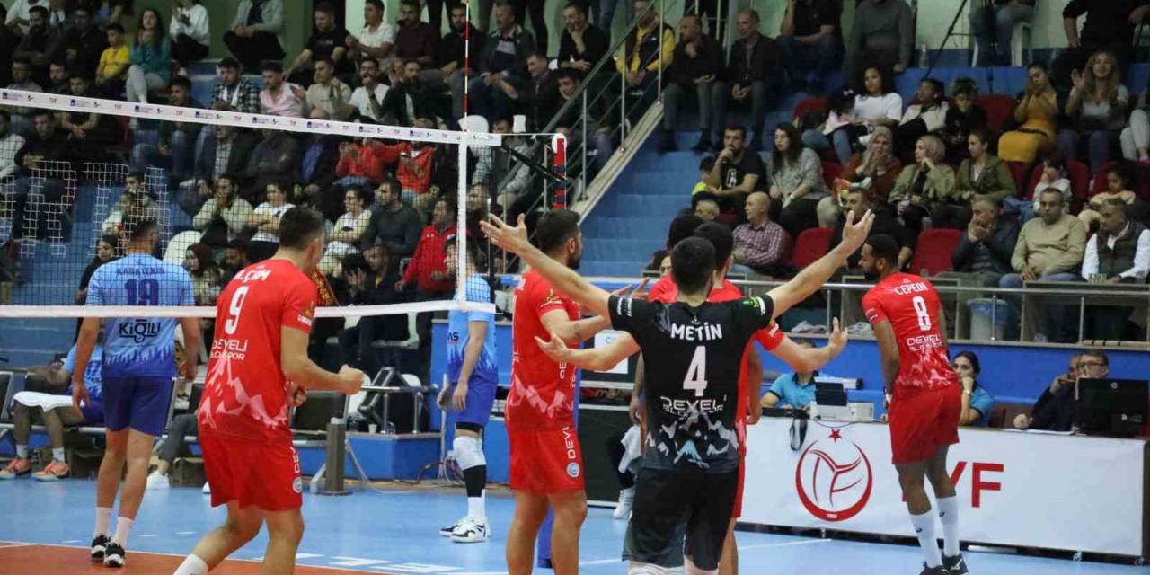 Axa Sigorta Efeler Ligi: Develi Belediyespor 3 - Hatay Büyükşehir Belediyespor: 2