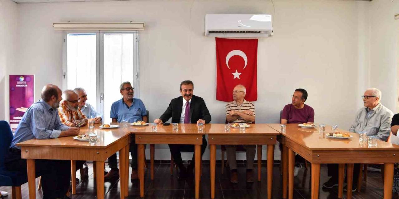 Başkan Çetin, Emeklilerin Sorunlarını Dinledi