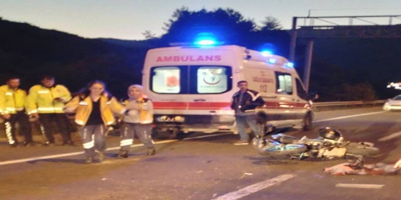 Bozüyük’te Kaza Yapan Motosiklet Sürücüsü Hayatını Kaybetti