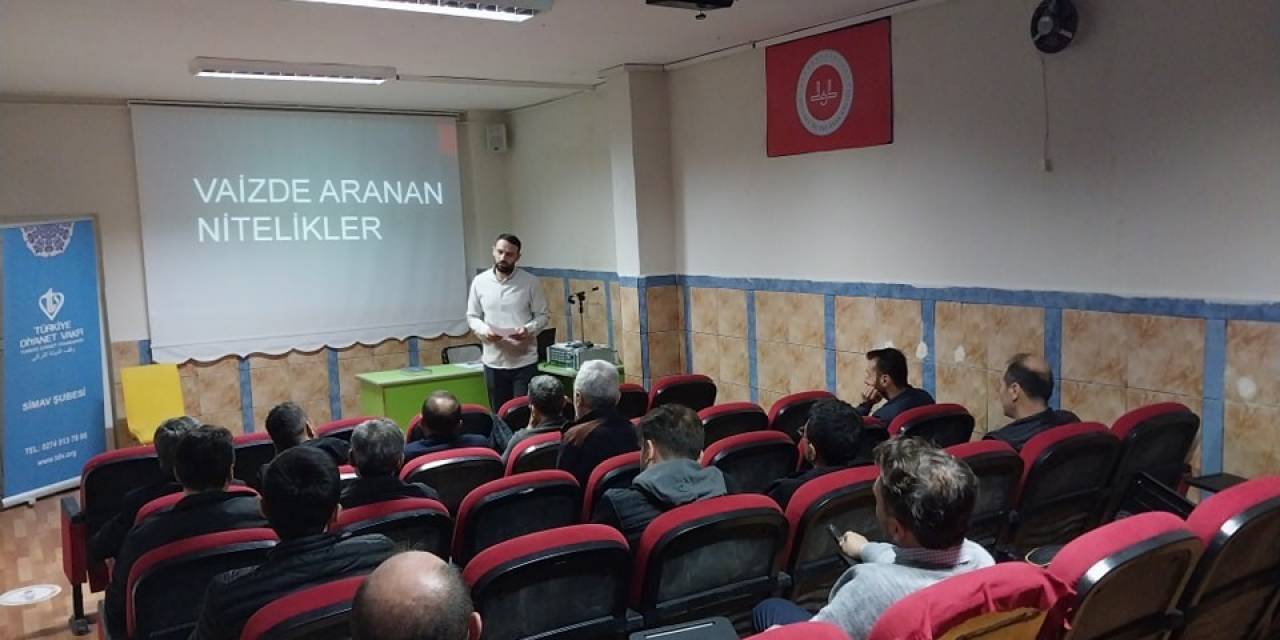 Simav’da Yüz Yüze Vaaz Semineri