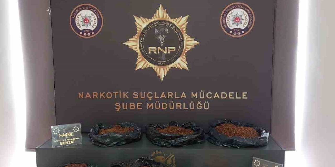 Rize’de 5 Kilo Bonzai Ele Geçirildi: 2 Tutuklama