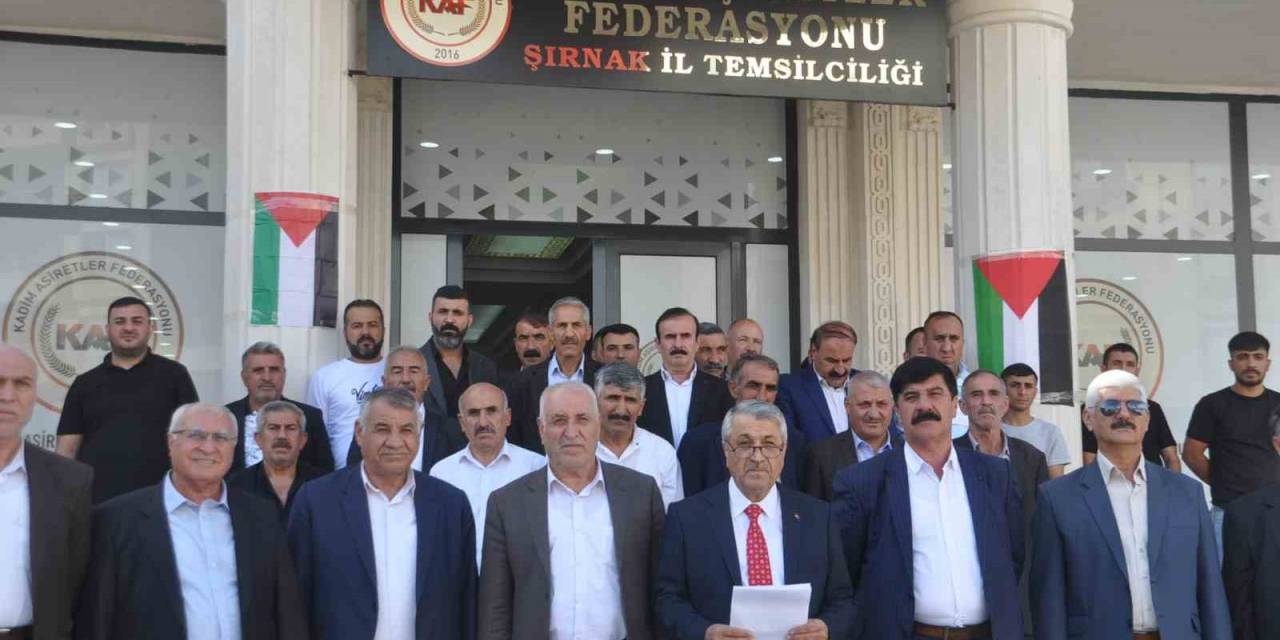 Kadim Aşiretler Federasyonu’ndan İsrail’e Tepki