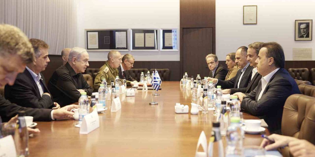 Yunanistan Başbakanı Miçotakis, Netanyahu İle Görüştü