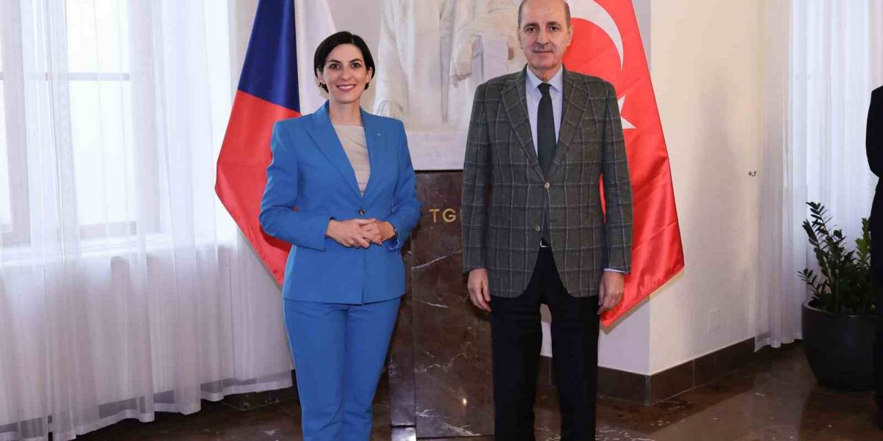 Tbmm Başkanı Kurtulmuş, Çekya Temsilciler Meclisi Başkanı Adamova İle Görüştü