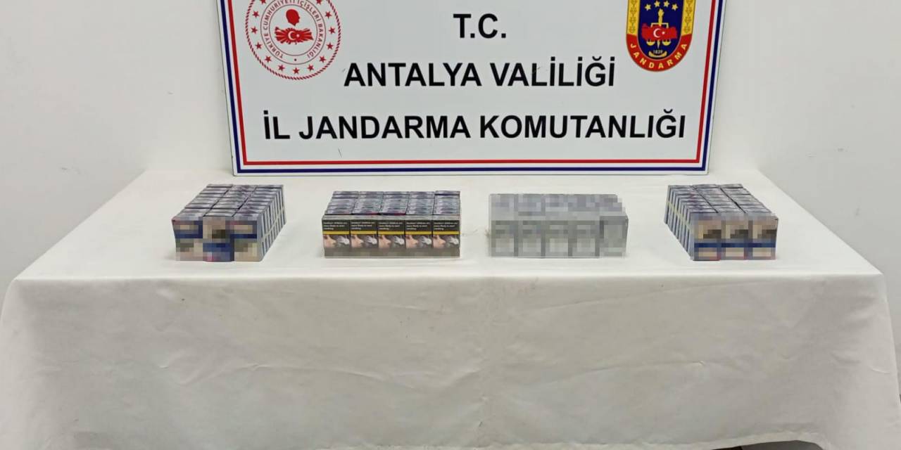 Antalya’da Jandarmadan Kaçak Tütün Mamülleri Denetimi