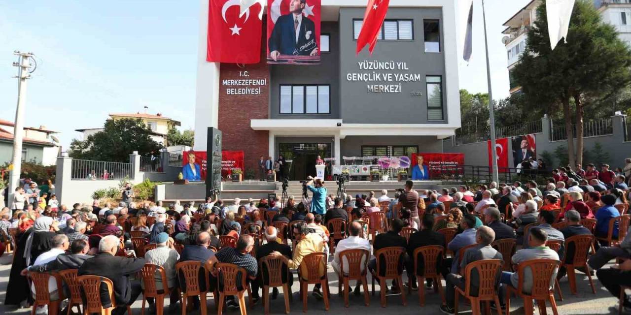 Merkezefendi’de ‘Yüzüncü Yıl Gençlik Merkezi’ Hizmete Açıldı
