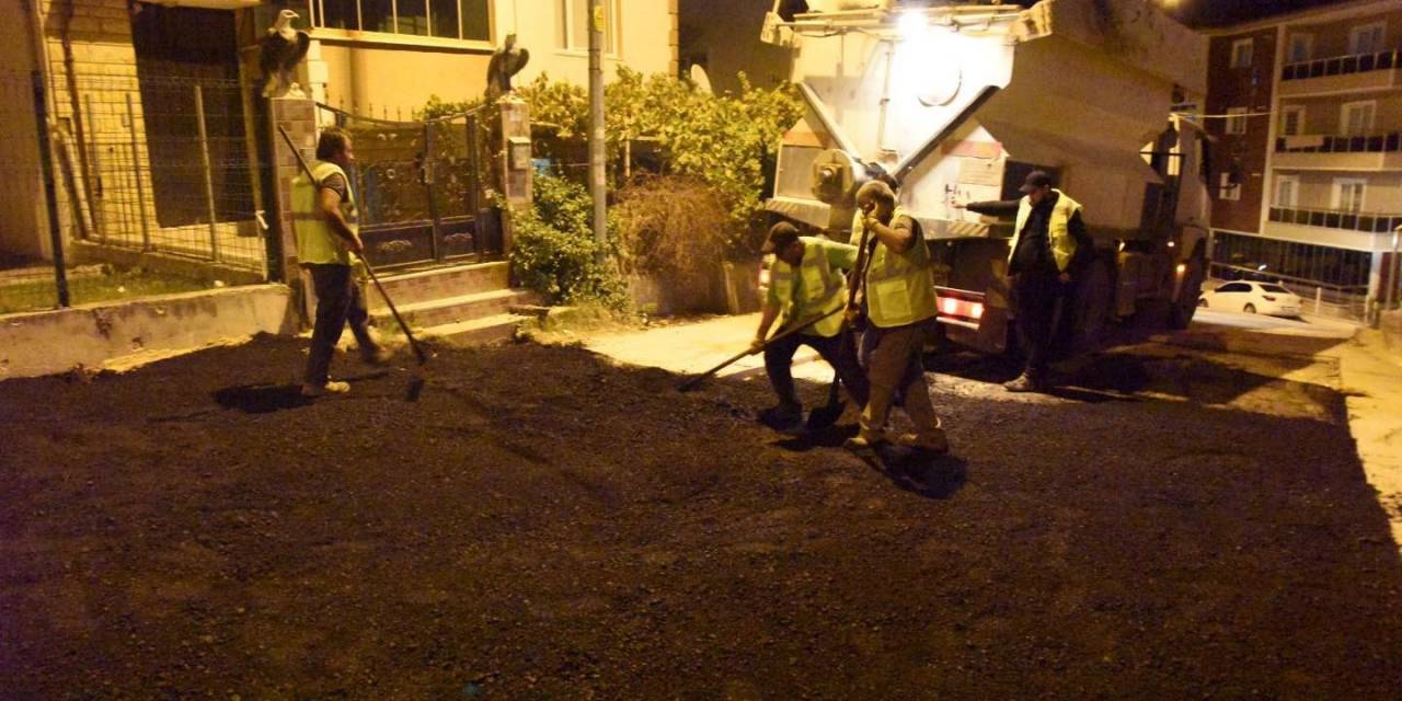 Asfaltlama Çalışması Tüm Hızıyla Devam Ediyor